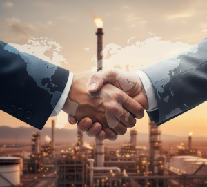 global significance and strategic partnerships - refinery networks and regional collaboration map