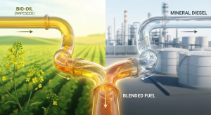 EN590 Diesel blended with FAME biodiesel for renewable energy compliance